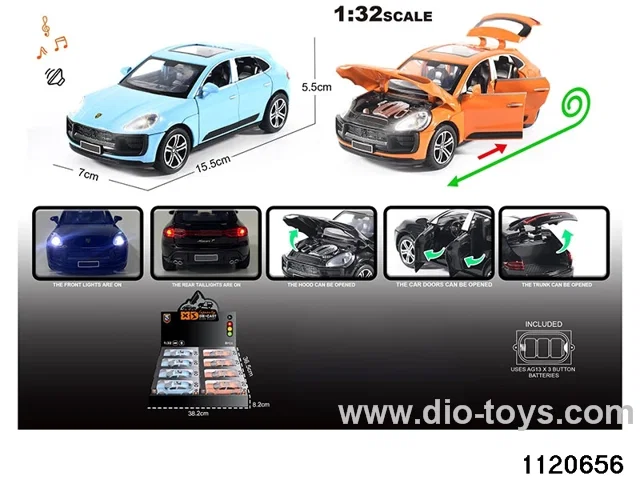 1:32 Alloy RC Car With light and sound