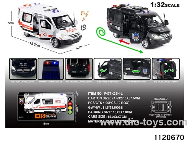 1:32 Alloy RC Car