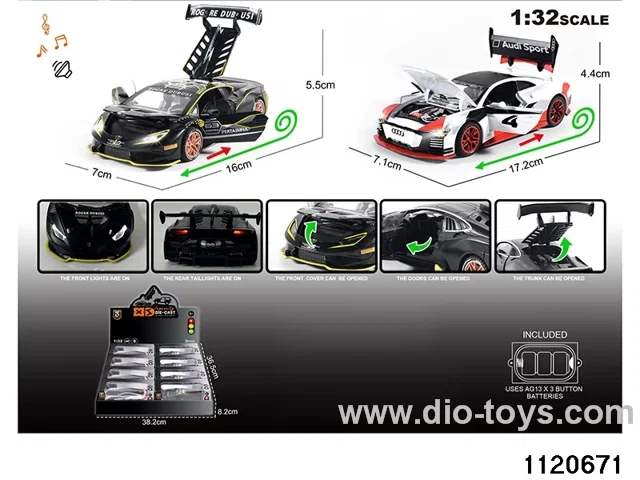 1:32 Alloy RC Car