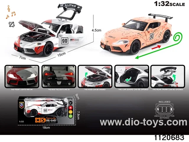 1:32 Alloy RC Car With light and sound
