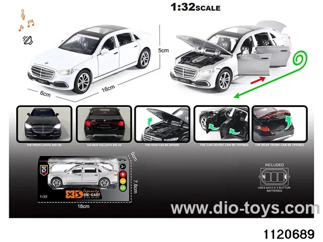 1:32 Alloy RC Car With light and sound