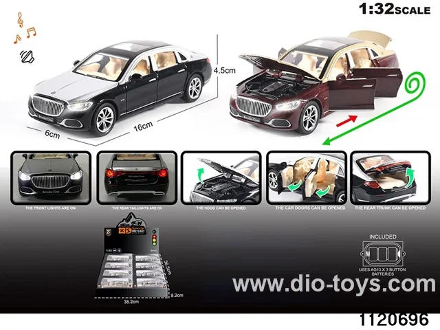 1:32 Alloy RC Car With light and sound
