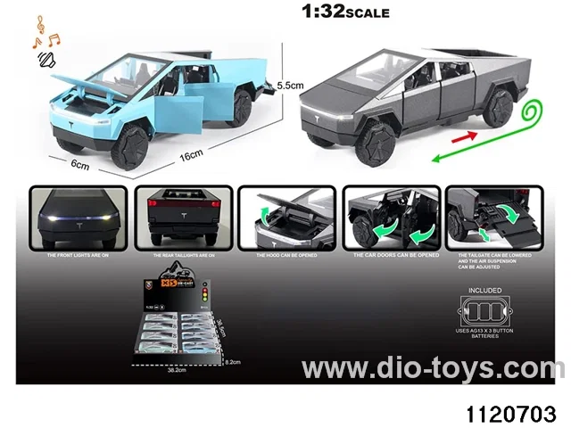 1:32 Alloy RC Car With light and sound