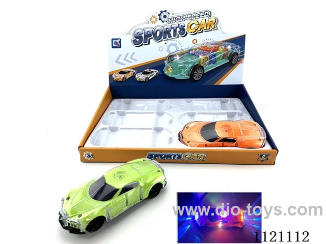 B/O Universal Car W L/M 6PCS