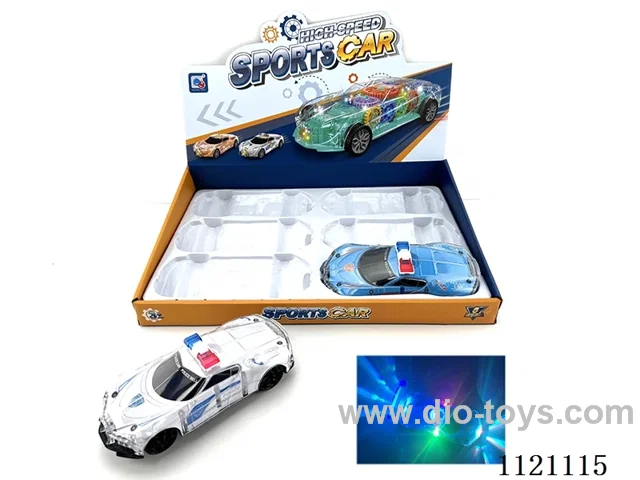 B/O Universal Car W L/M 6PCS