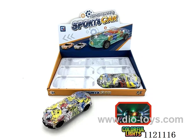 B/O Universal Car W L/M 6PCS