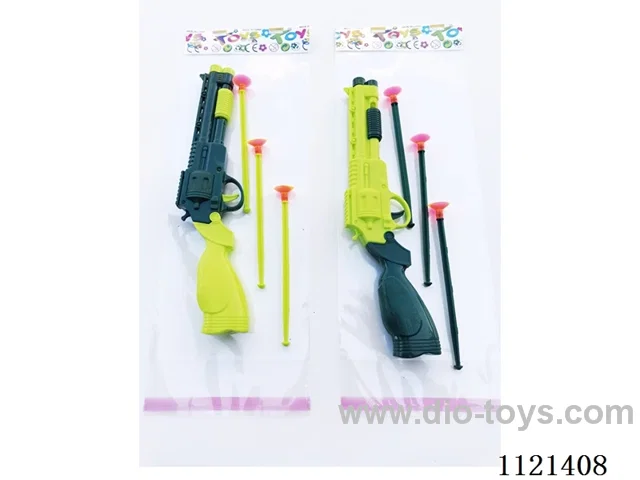 Gun with soft bullets