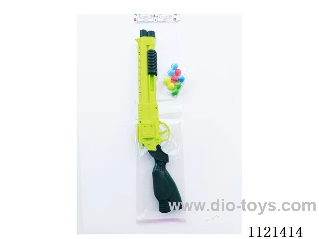 Gun with soft bullets