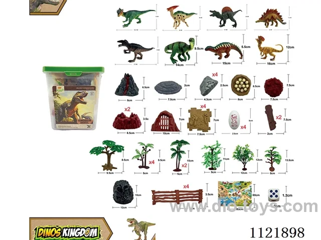 48PCS dinosaur set