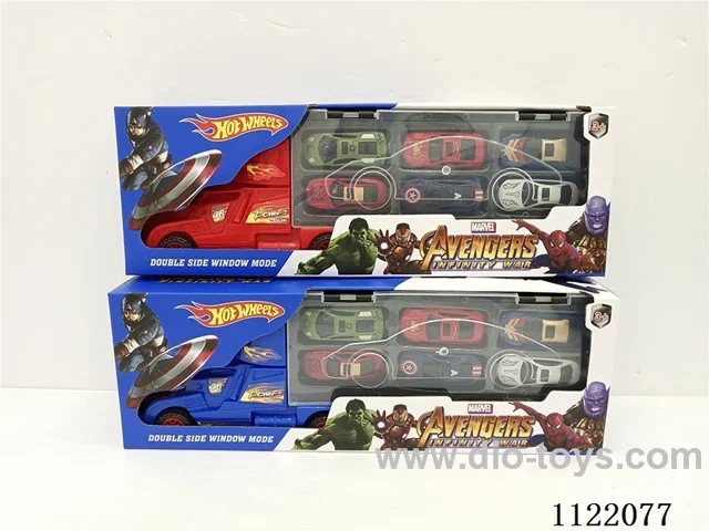 Gift towing trailer (towing 6 1:64 alloy cars plus 2 scene skateboards)
