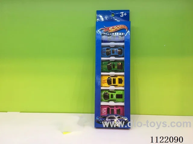 1:64 Sliding alloy car (6 PCS)
