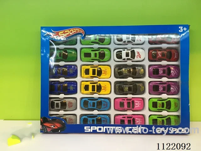 1:64 Sliding alloy car (24 PCS)