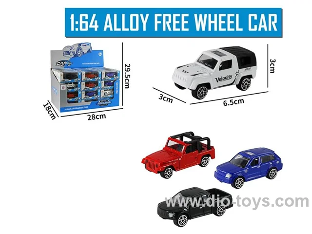 1:64 sliding alloy car 48PCS