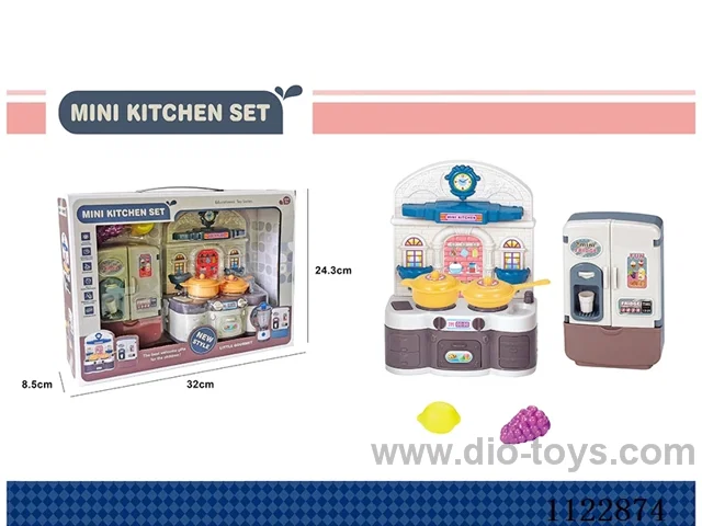 Refrigerator + stove (non-functional)