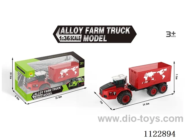 Alloy inertia farmer's container truck