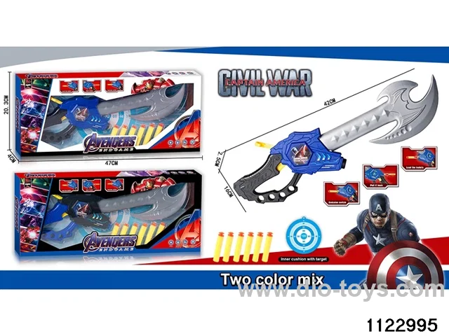 Captain America Man catapult axe
