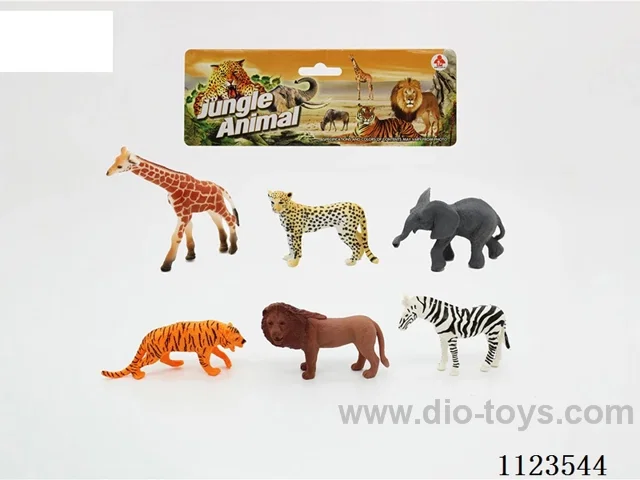 (GCC) 6 wild animals set