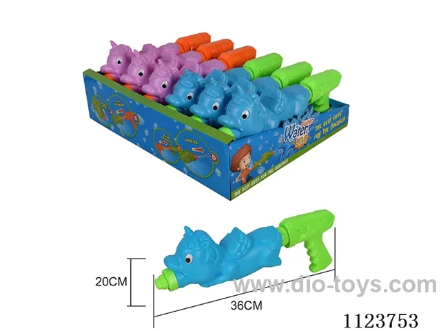 36CM small unicorn water cannon 6PCS
