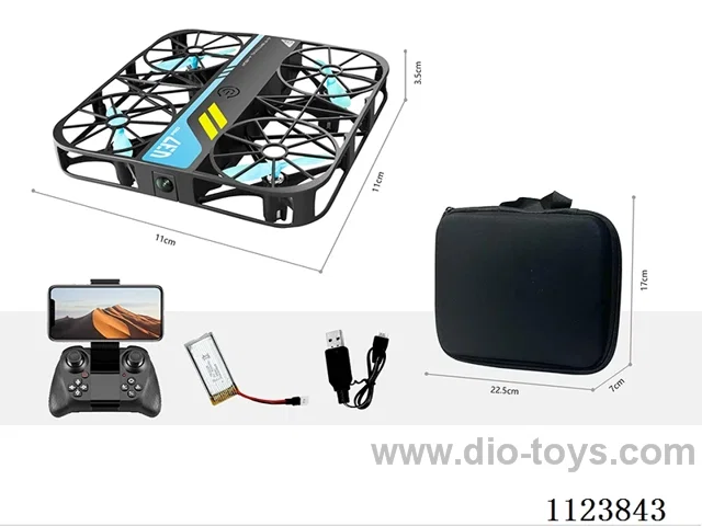 Light remote control quadcopter (fixed height version) (electric included)