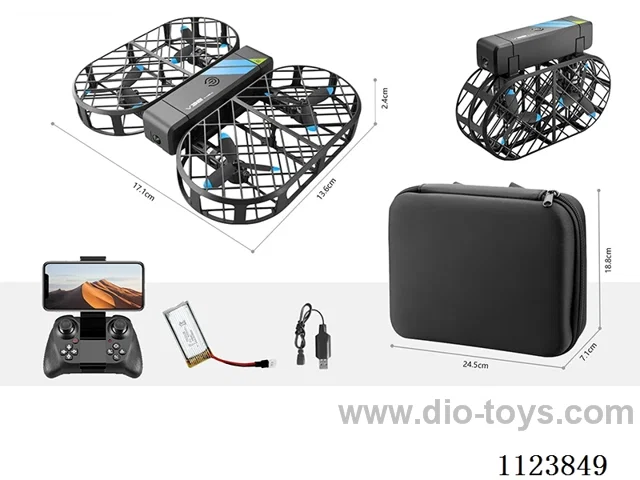 Folding quadcopter (electric) single camera