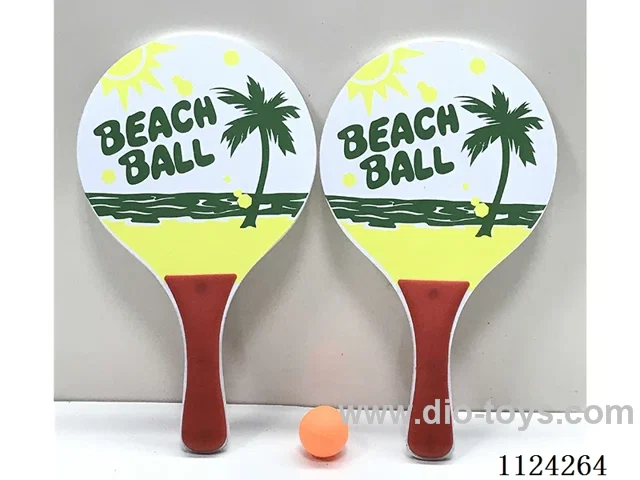 Little beach racket with net bag