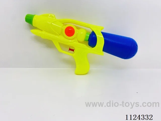 Solid color water gun with bottle