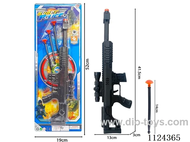 Gun with soft bullets