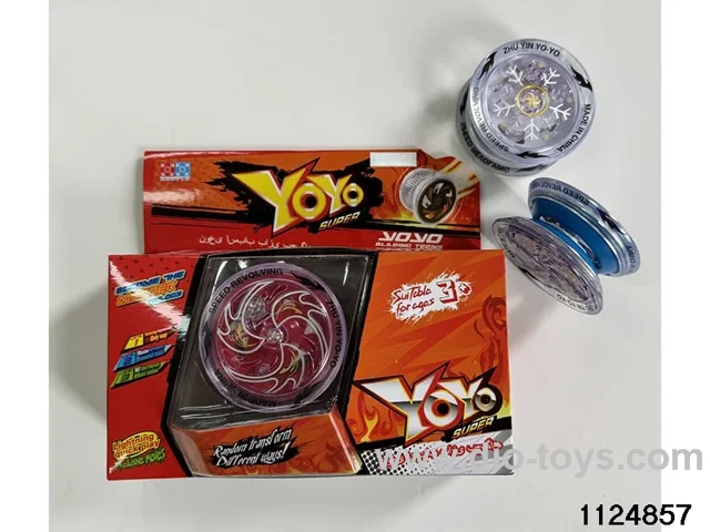 Alloy colourful light yo-yo