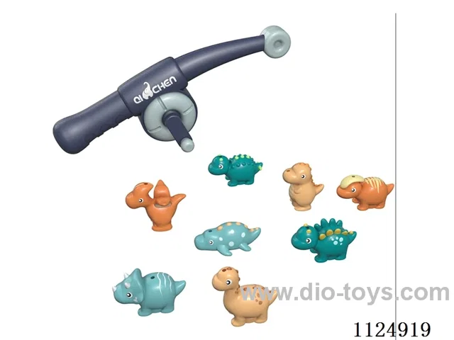 Dinosaur fishing set
