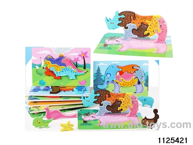 8 models 3D jigsaw puzzle