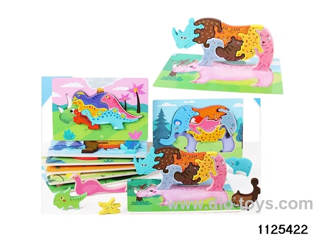 8 models 3D jigsaw puzzle