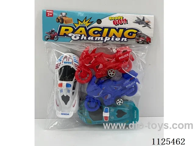 4PCS pull-back cars