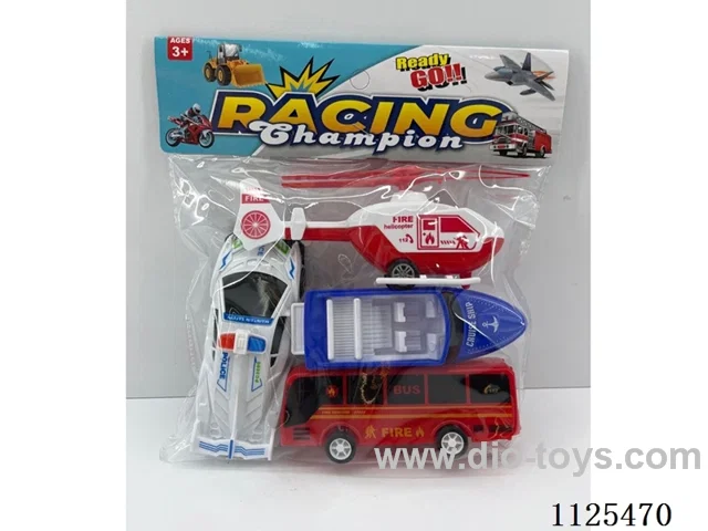 4PCS pull-back cars