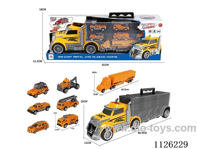 (GCC) Large storage truck +6 alloy engineering trucks + small container trucks
