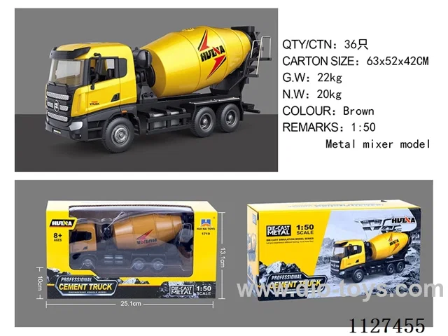 1:50 alloy mixer static model