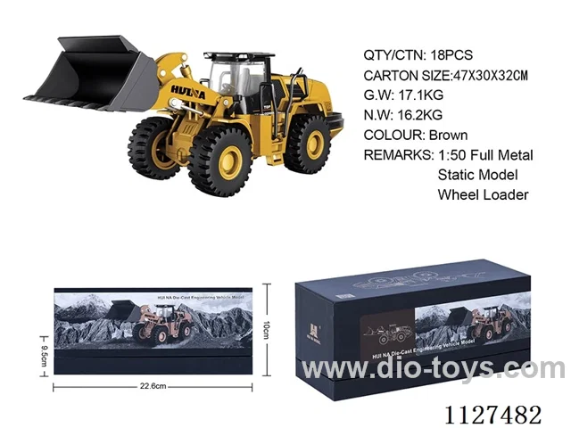 1:50 full alloy loader static model