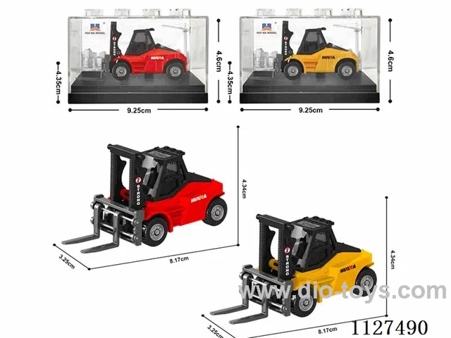 1:80 alloy forklift model