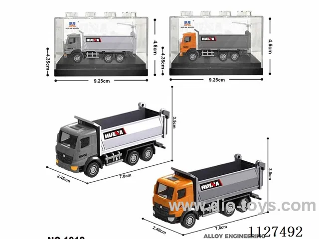 1:80 alloy dump truck model