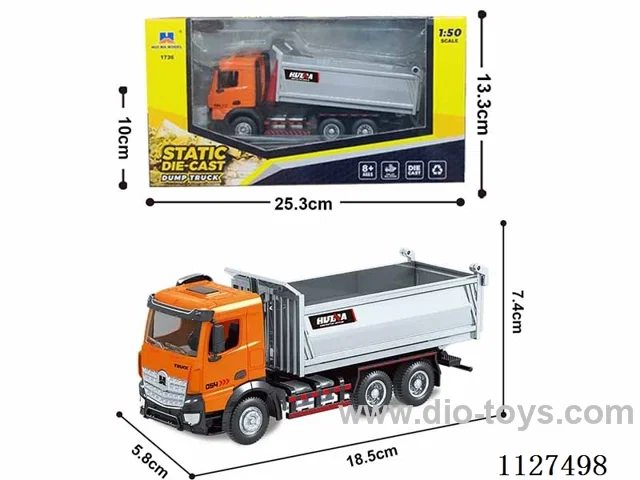 1:50 gold mine truck model