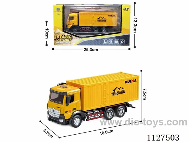 1:50 alloy container carrier model