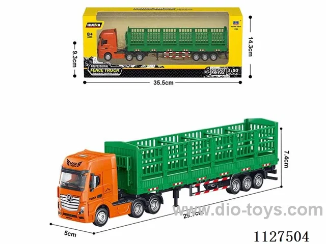 1:50 alloy high hurdle transporter model
