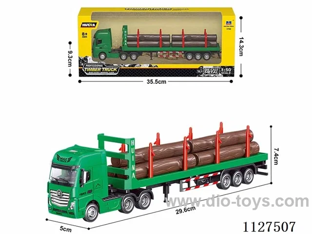 1:50 alloy wood transporter model