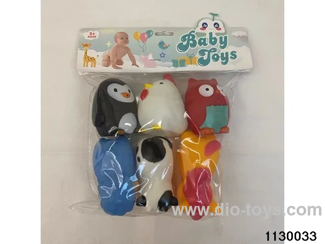 Vinyl toy with BB whistle