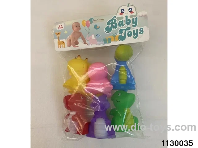 Vinyl toy with BB whistle