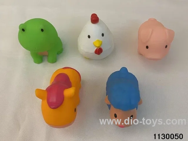 Vinyl toy with BB whistle