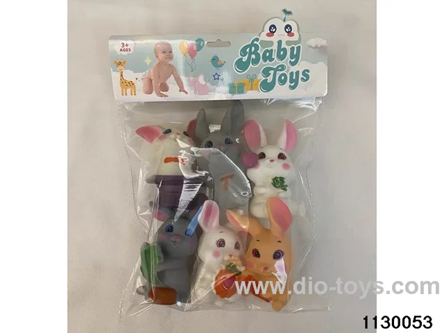 Vinyl toy with BB whistle