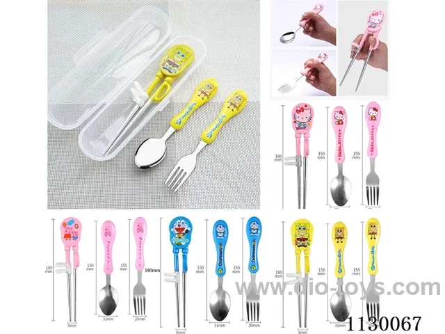 Children cartoon cutlery set 304 stainless steel daily