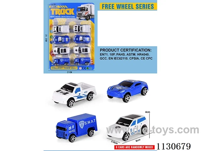 Glide Set Police Series 8 Cars