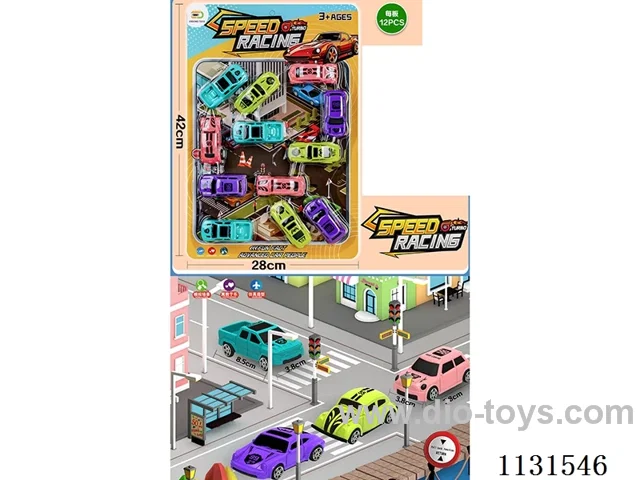 cars（pull back *6，free wheel *6）