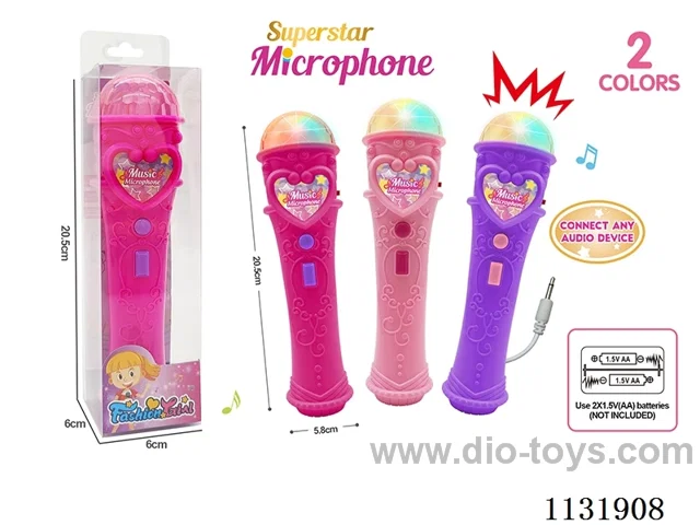 microphones with light/songs